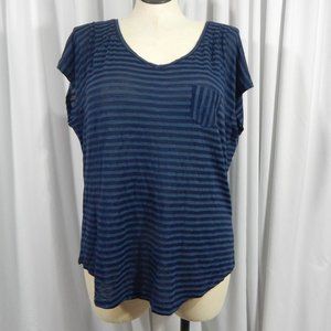 NWOT Short Sleeve Striped T-Shirt ~ Size 18/20
